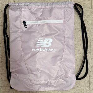 New Balance Light Pink Drawstring Bag